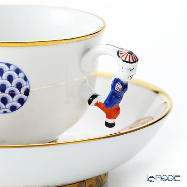 ヘレンド (HEREND) シノワズリ（中国趣味）昔話 CON 03364-0-21 マンダリン ラージカップ＆ソーサー