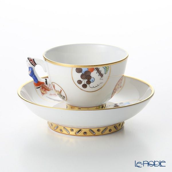 ヘレンド シノワズリ（中国趣味） 昔話 CON 03371-021 マンダリン スモールカップ＆ソーサー