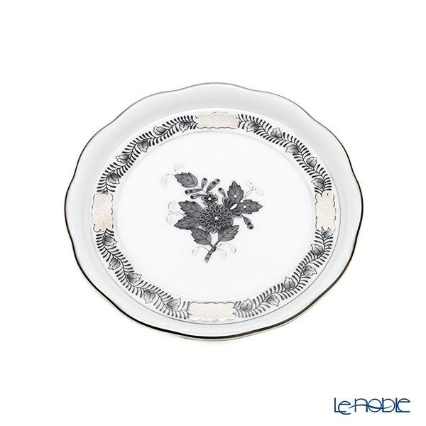 ヘレンド アポニーブラックプラチナ ANG-PT 00341-0-00 コースター10cm