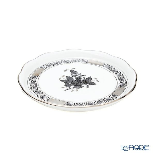 ヘレンド アポニーブラックプラチナ ANG-PT 00341-0-00 コースター10cm