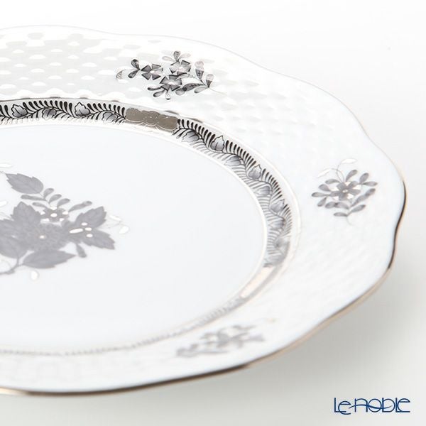 ヘレンド アポニーブラックプラチナ 00517-0-00 プレート 19cm