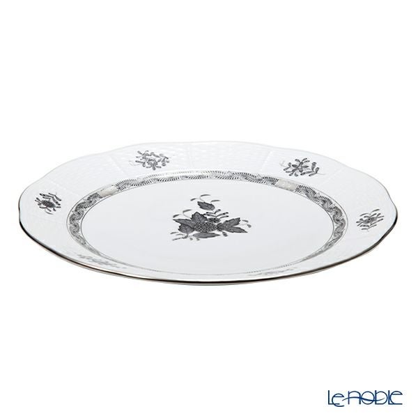 ヘレンド (HEREND) アポニーブラックプラチナ ANG-PT プレート 25cm 00524-0-00