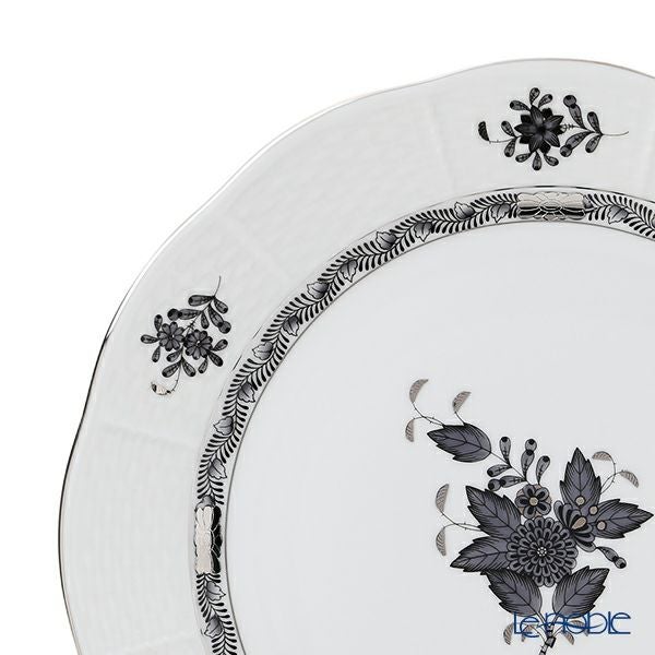 ヘレンド (HEREND) アポニーブラックプラチナ ANG-PT プレート 25cm 00524-0-00