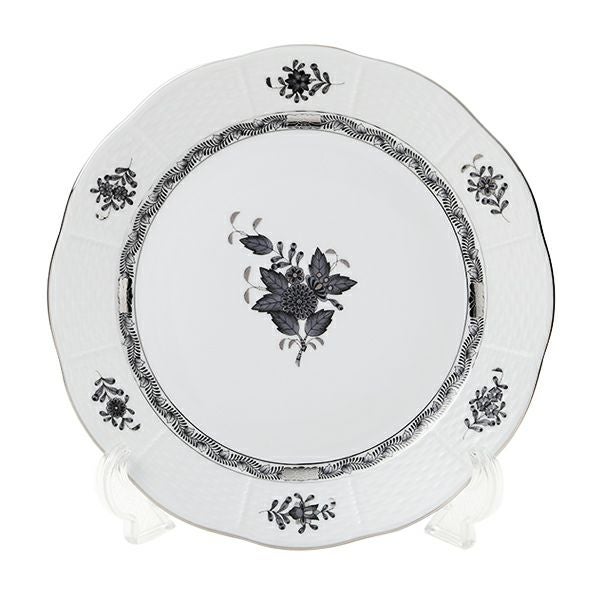 ヘレンド (HEREND) アポニーブラックプラチナ ANG-PT プレート 25cm 00524-0-00
