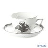 ヘレンド アポニーブラックプラチナ 00730-0-00 ティーカップ＆ソーサー（兼用） 200ml