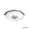 ヘレンド アポニーブラックプラチナ ANG-PT 04307-1-00 小皿（オクタゴナル） 11cm
