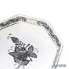ヘレンド アポニーブラックプラチナ ANG-PT 04307-1-00 小皿（オクタゴナル） 11cm