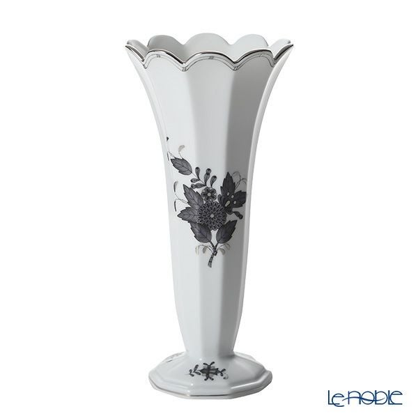 ヘレンド アポニーブラック プラチナ ANG-PT ベース 22cm 07075-0-00