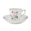 ヘレンド ウィーンのバラ プラチナ VGR-PT モカカップ＆ソーサー 150ml 00707-0-00