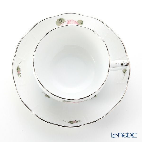 ヘレンド (HEREND) ウィーンのバラ プラチナ VGR-PT 00724-0-00 ティーカップ＆ソーサー 200ml