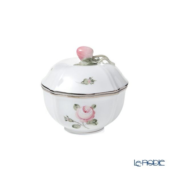 ヘレンド ウィーンのバラ プラチナ VGR-PT 小物入れ（チェリー） 04246-0-67