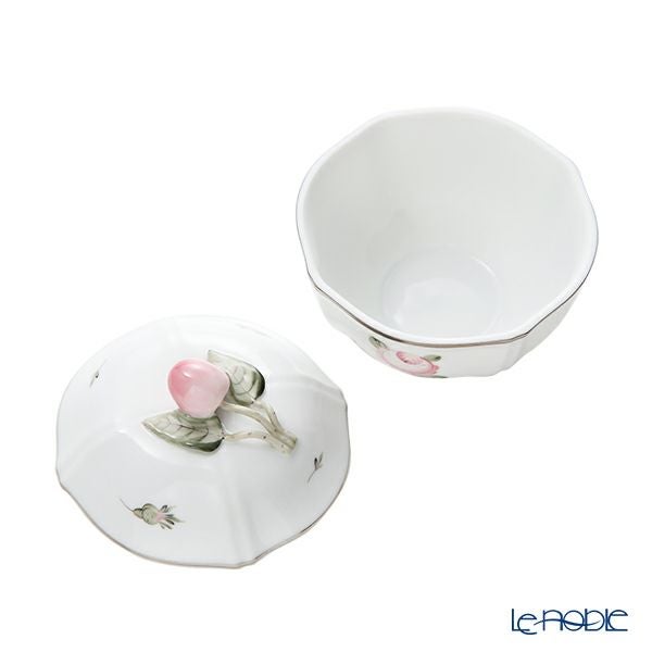 ヘレンド ウィーンのバラ プラチナ VGR-PT 小物入れ（チェリー） 04246-0-67