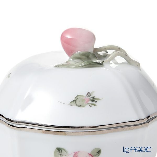 ヘレンド ウィーンのバラ プラチナ VGR-PT 小物入れ（チェリー） 04246-0-67