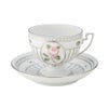 ヘレンド ウィーンのバラ プラチナ VGR-PT ティーカップ＆ソーサー 04459-0-00