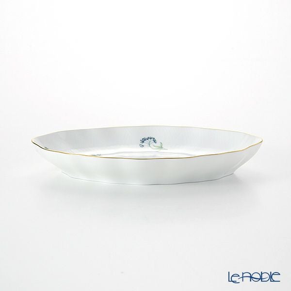 ヘレンド ハーブガーデン（イングレース） オーバルディッシュ 20cm