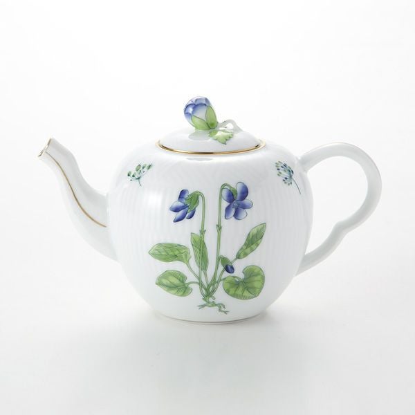 ヘレンド ハーブガーデン（イングレース） ティーポット（ローズ） 425ml