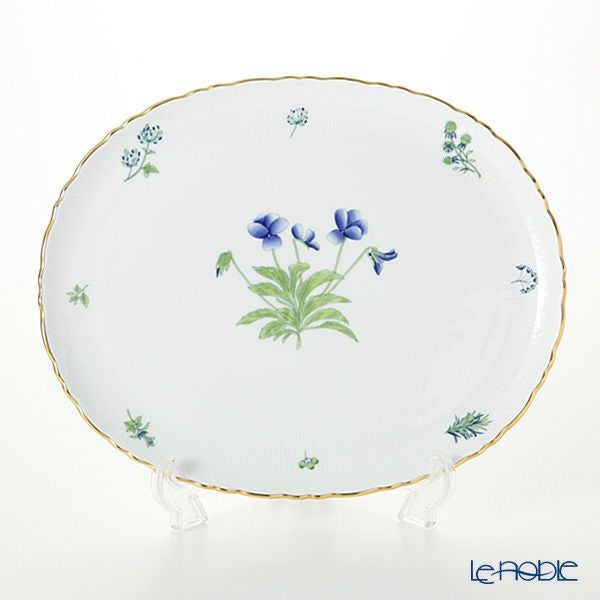 ヘレンド ハーブガーデン（イングレース） オーバルディッシュ 31cm