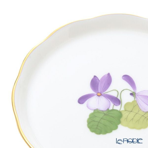 ヘレンド バイオレット（ゴールド） VIOLET 00341-0-00 コースター10cm