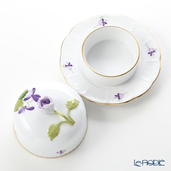 ヘレンド バイオレット（ゴールド） VIOLET 00394-0-09 プチブーリエ 12.5cm