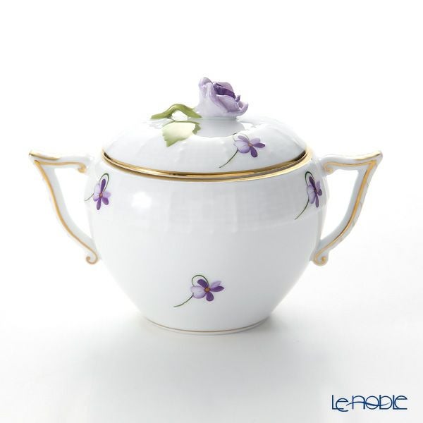 ヘレンド バイオレット（ゴールド） VIOLET 00472-0-09 シュガーポット ローズ 200ml