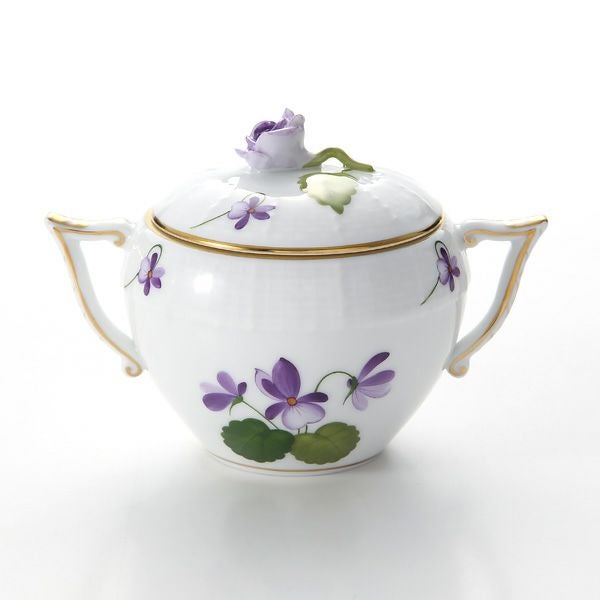 ヘレンド バイオレット（ゴールド） VIOLET 00472-0-09 シュガーポット ローズ 200ml