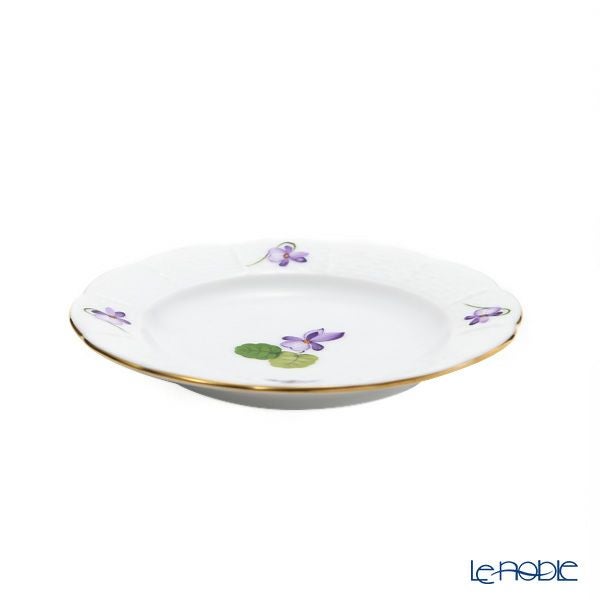 ヘレンド バイオレット（ゴールド） VIOLET 00512-0-00 プレート 12.5cm