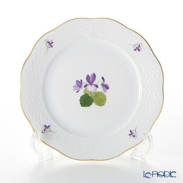 ヘレンド (HEREND) バイオレット（ゴールド） VIOLET 00517-0-00 プレート 19cm