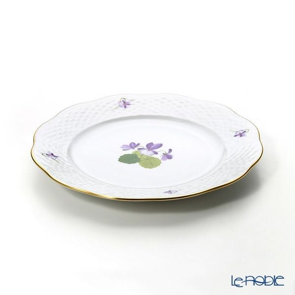 ヘレンド (HEREND) バイオレット（ゴールド） VIOLET 00517-0-00 プレート 19cm