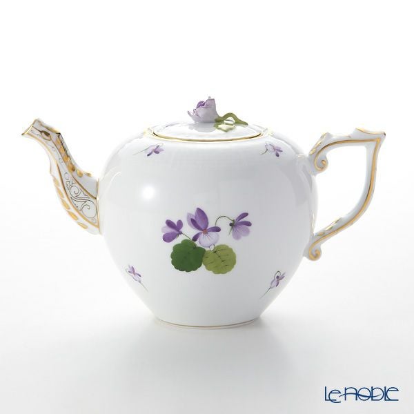 ヘレンド バイオレット（ゴールド） VIOLET 00606-0-09 ティーポット ローズ 800ml