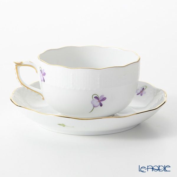 ヘレンド (HEREND) バイオレット（ゴールド） VIOLET 00724-0-00 ティーカップ＆ソーサー 200ml