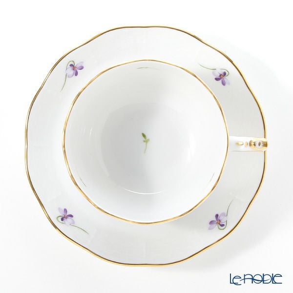 ヘレンド (HEREND) バイオレット（ゴールド） VIOLET 00724-0-00 ティーカップ＆ソーサー 200ml