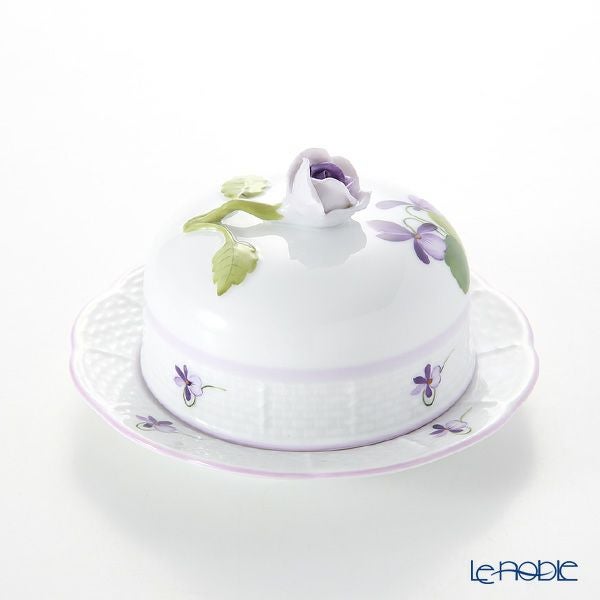 ヘレンド バイオレット（ライラック） VIOLETL 00394-0-09 プチブーリエ 12.5cm