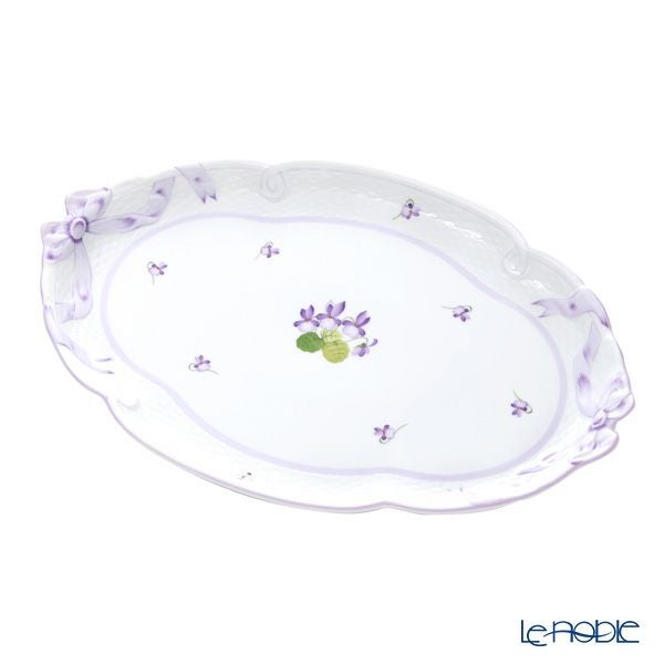 ヘレンド バイオレット（ライラック） VIOLETL 00400-0-00 パーティートレイ 38cm