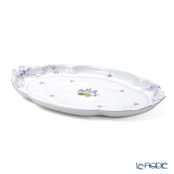 ヘレンド バイオレット（ライラック） VIOLETL 00400-0-00 パーティートレイ 38cm