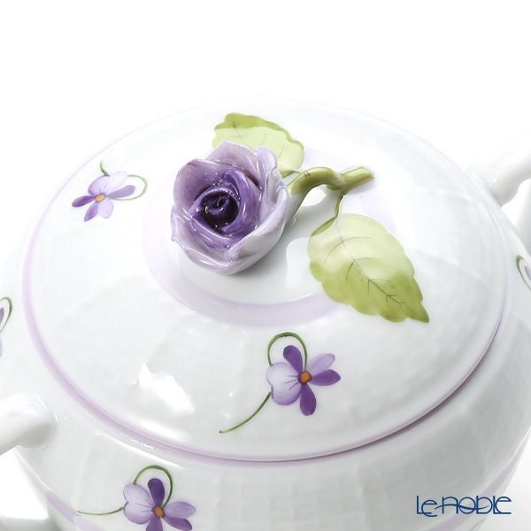 ヘレンド バイオレット（ライラック） VIOLETL 00472-0-09 シュガーポット ローズ 200ml