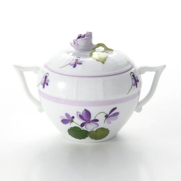 ヘレンド バイオレット（ライラック） VIOLETL 00472-0-09 シュガーポット ローズ 200ml