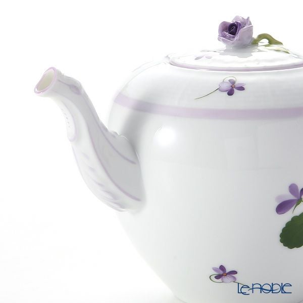 ヘレンド バイオレット（ライラック） VIOLETL 00606-0-09 ティーポット ローズ 800ml