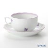 ヘレンド (HEREND) バイオレット（ライラック） VIOLETL 00724-0-00 ティーカップ＆ソーサー 200ml