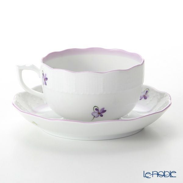 ヘレンド (HEREND) バイオレット（ライラック） VIOLETL 00724-0-00 ティーカップ＆ソーサー 200ml