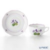 ヘレンド (HEREND) バイオレット（ライラック） VIOLETL 00724-0-00 ティーカップ＆ソーサー 200ml