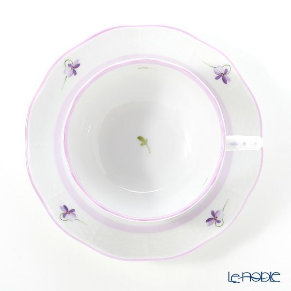 ヘレンド (HEREND) バイオレット（ライラック） VIOLETL 00724-0-00 ティーカップ＆ソーサー 200ml