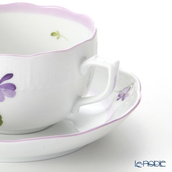 ヘレンド (HEREND) バイオレット（ライラック） VIOLETL 00724-0-00 ティーカップ＆ソーサー 200ml