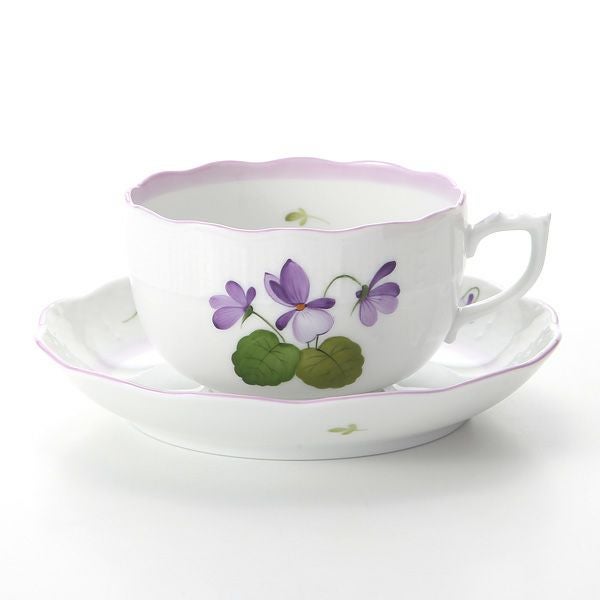 ヘレンド (HEREND) バイオレット（ライラック） VIOLETL 00724-0-00 ティーカップ＆ソーサー 200ml