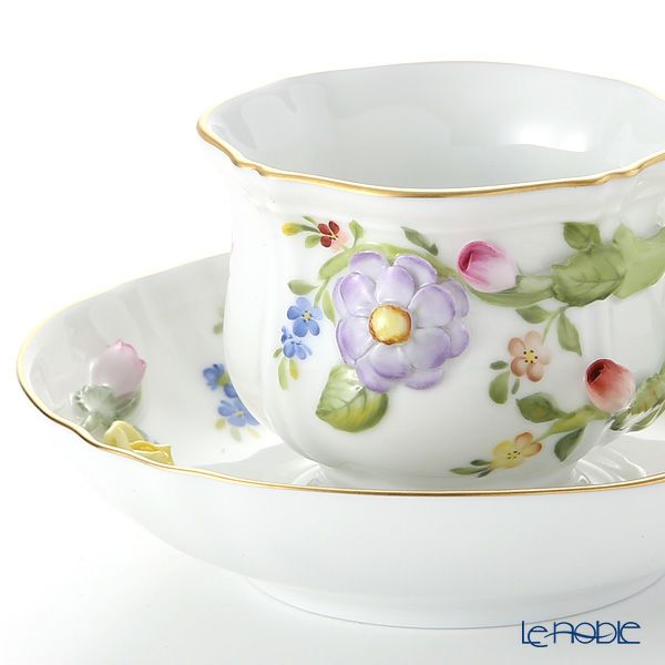 ヘレンド フローラル CD-X1 04227-0-66 コーヒーカップ＆ソーサー