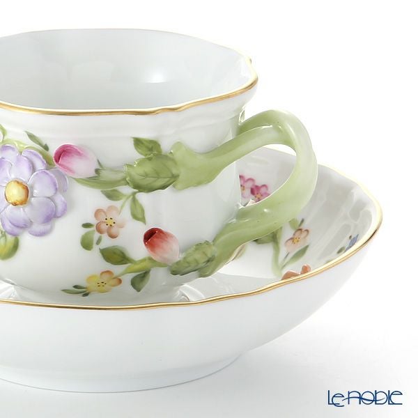 ヘレンド フローラル CD-X1 04227-0-66 コーヒーカップ＆ソーサー