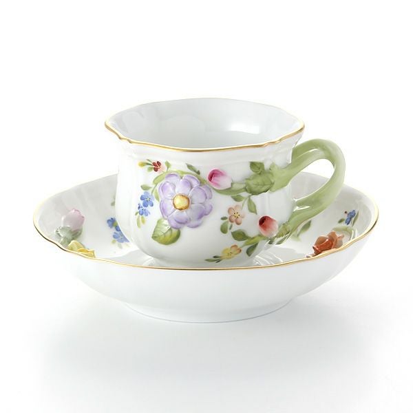 ヘレンド フローラル CD-X1 04227-0-66 コーヒーカップ＆ソーサー