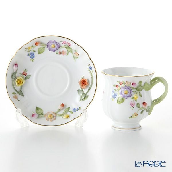 ヘレンド フローラル CD-X1 04228-0-66 ティーカップ＆ソーサー