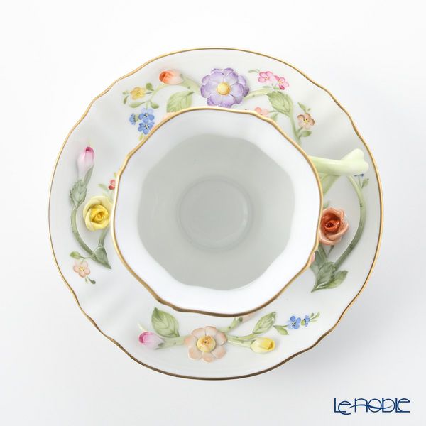 ヘレンド フローラル CD-X1 04228-0-66 ティーカップ＆ソーサー