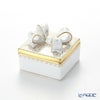 ヘレンド BVHOR-3-OR 06097-0-7 リボンボックス ゴールド 6.5cm