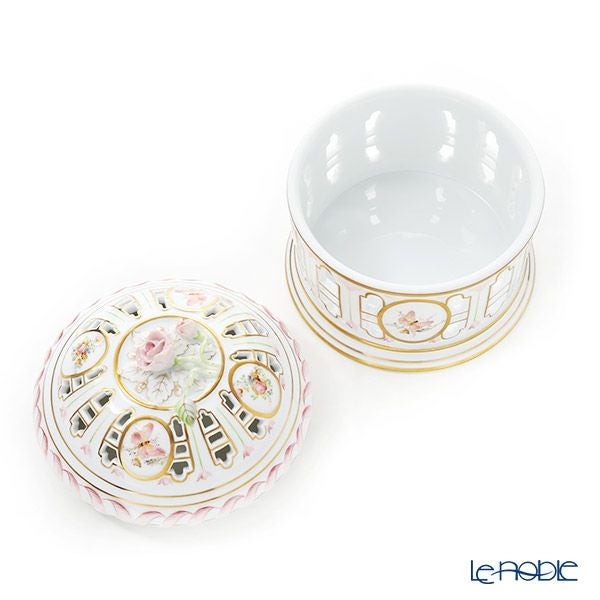 ヘレンド (HEREND) エデン・ローズドラジェ EDENP 06206-0-09 透かしボンボン（ローズ）